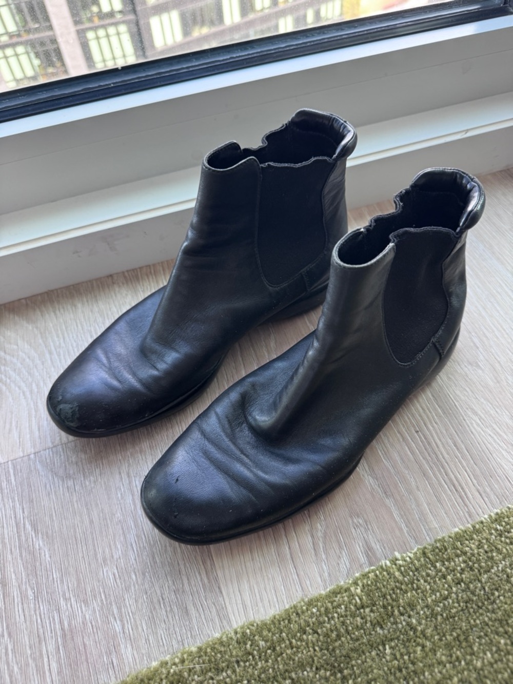 PRADA Sport Line Black Chelsea Boots in Nero sz 38 - Picture 2 of 9